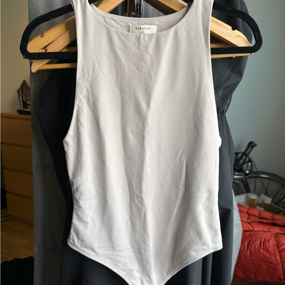 Babaton Cream Bodysuit
